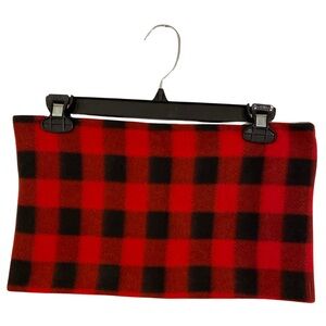 NWOT! Buffalo Plaid Double-Sided Fleece Winter Neck Warmer